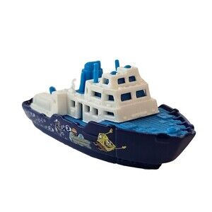 SpongeBob SquarePants MATCHBOX 2001 Ice Breaker Blue Boat Ship Barge Mattel